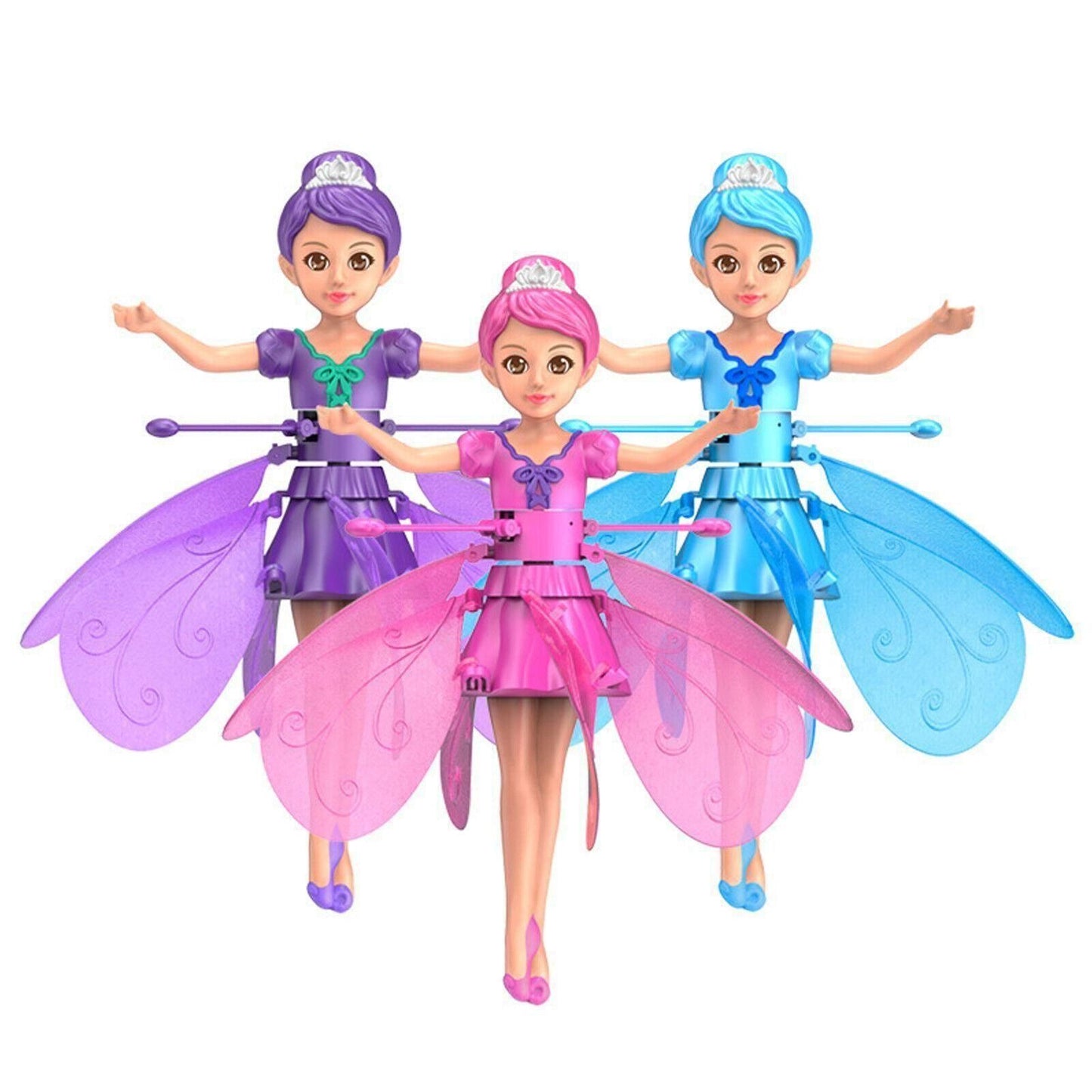 Magic Fly Fairy Doll – Flying Princess Toy with LED Lights