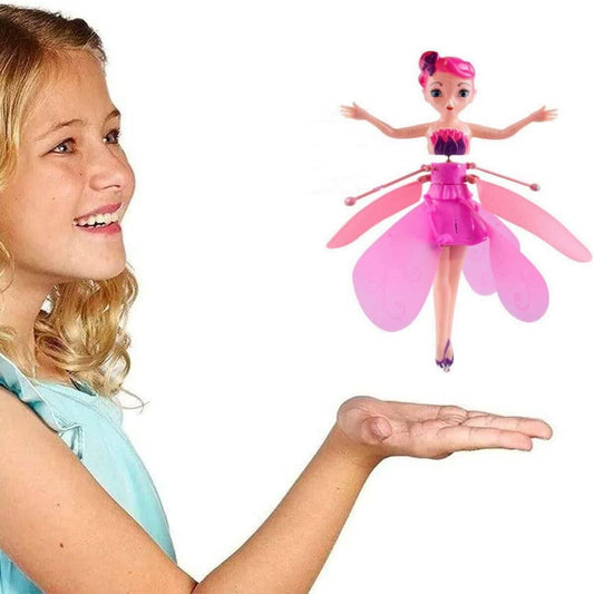 Magic Fly Fairy Doll – Flying Princess Toy with LED Lights