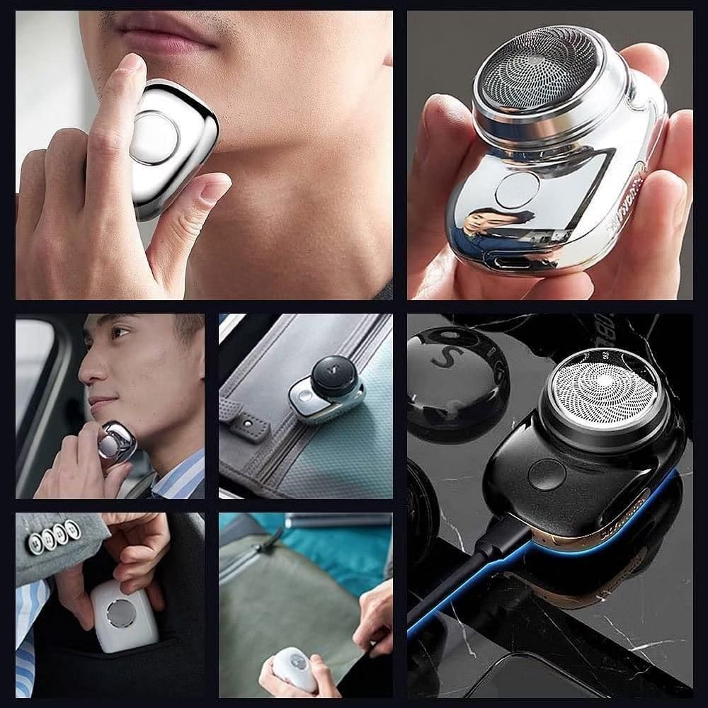 Mini Portable Electric Shaver – USB Rechargeable Pocket Razor