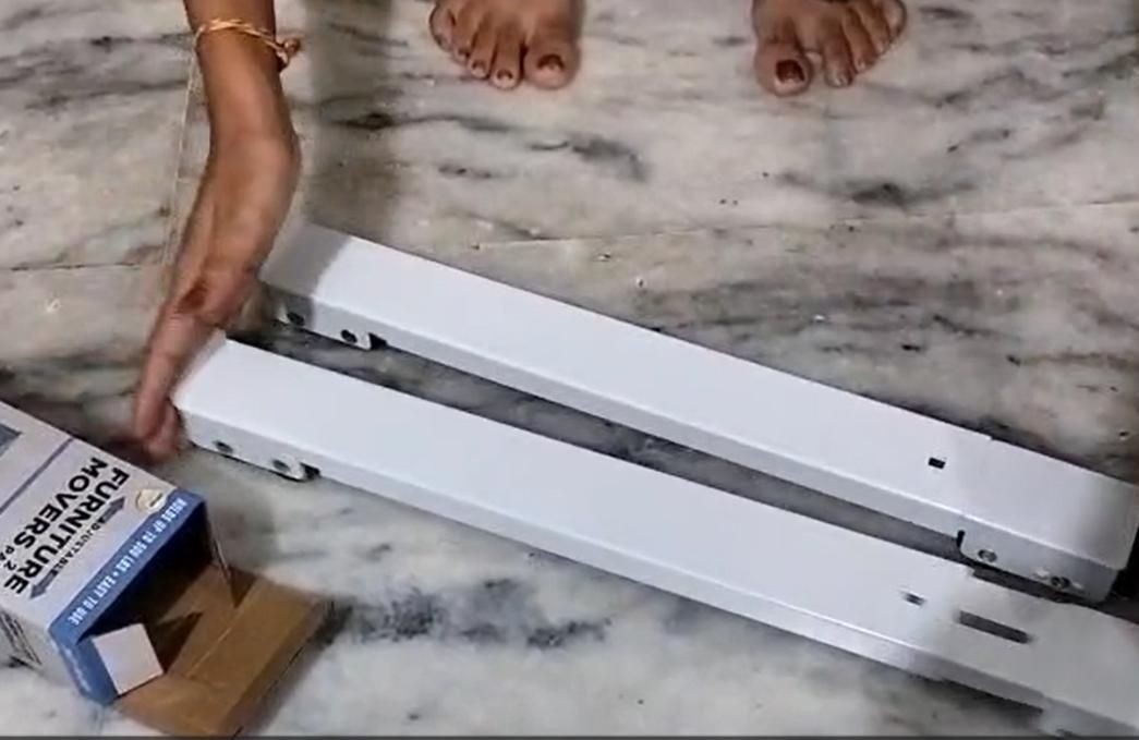 Heavy-Duty Adjustable Furniture Moving Roller Pair (Set of 2 – Left & Right Side)