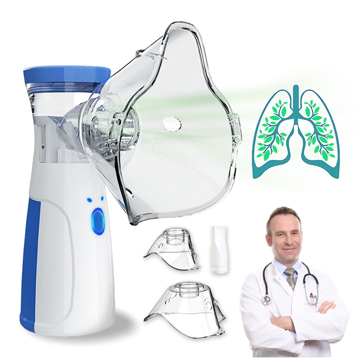 Portable Ultrasonic Rechargeable Mesh Nebulizer Machine